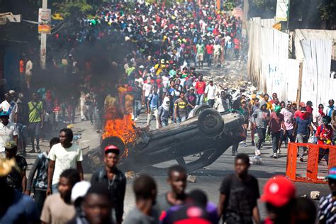 what happen in haiti right now